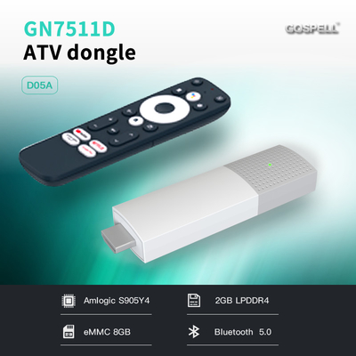 CHINA La dongle Google de la caja S905Y4 4K HD Smart TV de DDR4 2GB Android 11 TV certificó proveedor